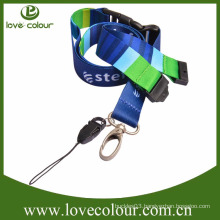 Factory custom neck decorative lanyard with cell phone loop